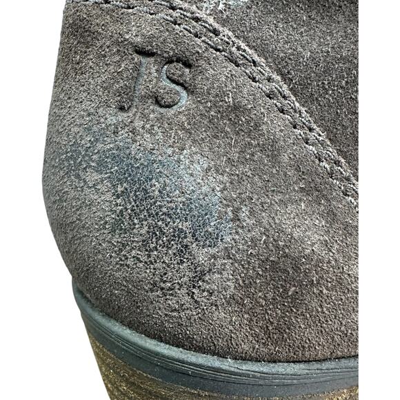 Josef Seibel Suede Mid Calf Boots Womens SZ 38 Brown Western Boho Minimalist - Picture 6 of 11